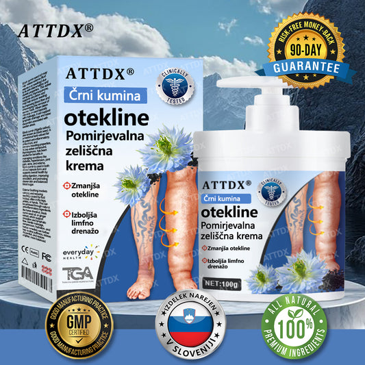 ATTDX® Črni kumen – zeliščna krema za pomiritev oteklin 🌿