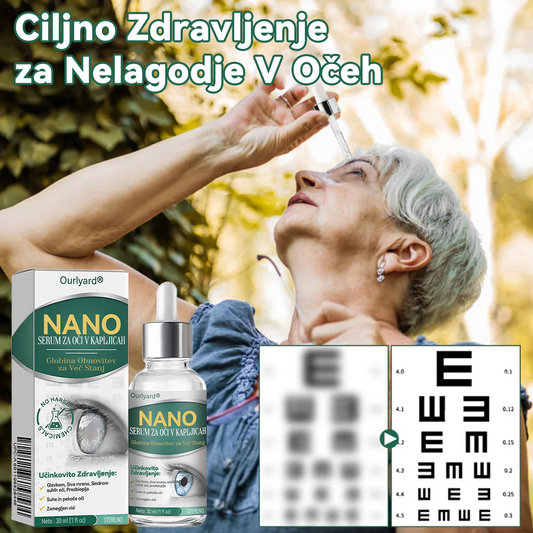 👩‍⚕️Ourlyard® Nano kapljice za oči ✅Odobreno s strani EMA (primerno za daljnovidnost, sindrom suhega očesa, glavkom in sivo mreno) ☘️