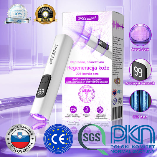 𝐉𝐚𝐬𝐬𝐞𝐞𝐦® Napredni neinvazivni CO₂ laserski pisalo za obnovo kože 🛫 (Nežno odstrani bradavice, materina znamenja, starostne pege in kožne izrastke – brez bolečin in brez kompliciranja!)