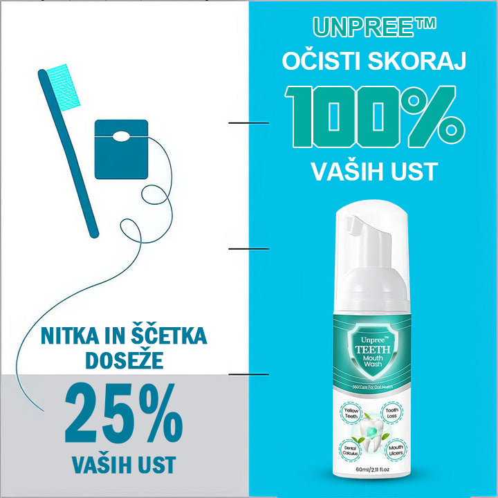 Medicinska penasta zobna pasta Unpree™ - 🔥Primerno za vse starosti💎 Časovno omejeno 60 % popusta💎