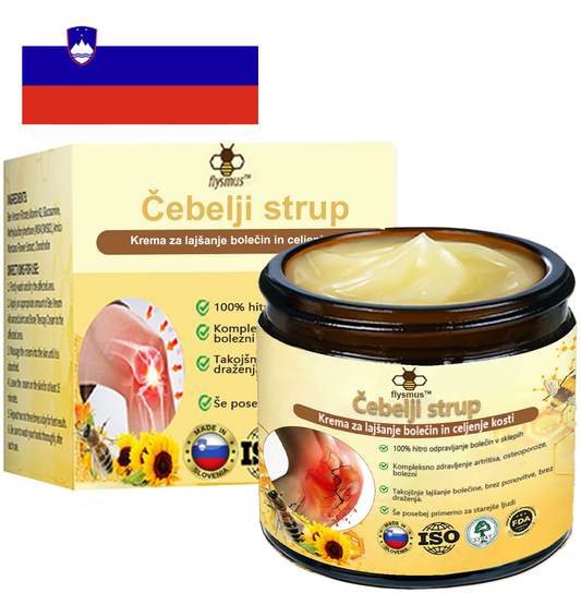 flysmus™ krema za celjenje kosti proti bolečinam s čebeljim strupom(zmanjšuje otekanje sklepov, bolečino, okorelost, rdečico, toploto, bolečino in utrujenost sklepov)