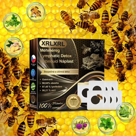 👨‍⚕️80 % popusta - [Razvito v Kaliforniji, ZDA] 🌿 Lepilni trak za limfno drenažo s čebeljim strupom za hujšanje (vse starosti) 🔥