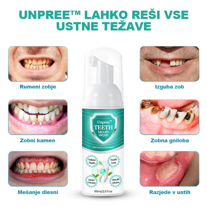 Medicinska penasta zobna pasta Unpree™ - 🔥Primerno za vse starosti💎 Časovno omejeno 60 % popusta💎