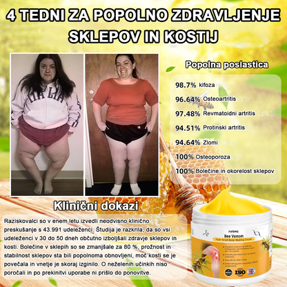 💎𝑭𝑨𝑻𝑶𝑵𝑮® Krema za lajšanje bolečin na osnovi čebeljega strupa, ki lajša bolečine v kosteh (posebej za starejše in priporoča AAOS)🌈