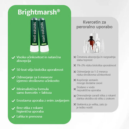 Brightmarsh® Lung Health Detox Inhaler 🌬️ Revolucionarna tehnologija vdihavanja za močnejša in bolj zdrava pljuča