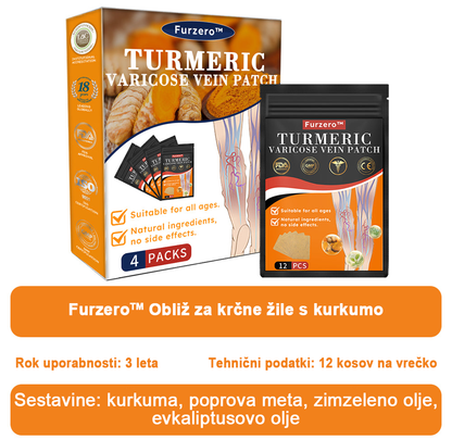 🏆𝙁𝙪𝙧𝙯𝙚𝙧𝙤™ obliž za krčne žile s kurkumo💎Časovno omejen 60 % popust💎