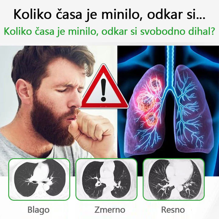 Brightmarsh® Lung Health Detox Inhaler 🌬️ Revolucionarna tehnologija vdihavanja za močnejša in bolj zdrava pljuča