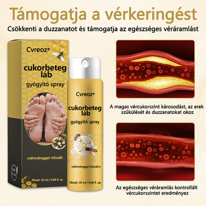 Cvreoz® čebelji strup v zdravilnem pršilu za celjenje in obnovo ran na rokah in nogah ⭐️