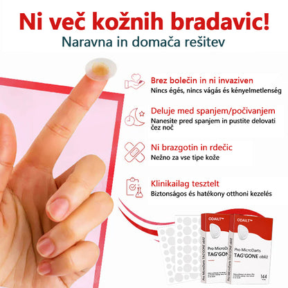 KUBOZN® Nano-mikroigelni obliži – neboleča in naravna rešitev za odstranjevanje kožnih izrastkov, bradavic in znamenj kar doma, brez brazgotin ✨
