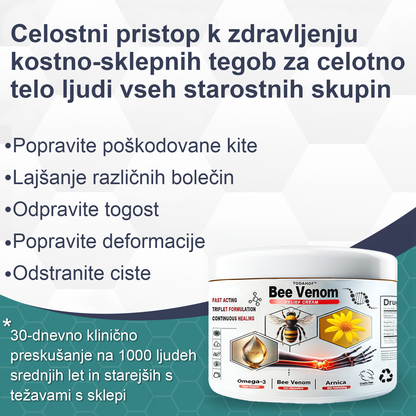 🌈🌈𝐓𝐎𝐃𝐀𝐇𝐎𝐅™ Krema za lajšanje bolečin in celjenje kosti s čebeljim strupom🔥Primerno za vse starosti💎 Časovno omejeno 60 % popusta💎