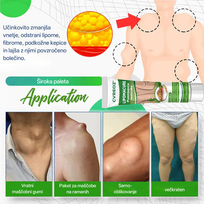 Cvreoz® KnotAway Pomirjevalno Mazilo – Pomirjevalno Mazilo za Naravno Zmanjšanje Lipomov🌿