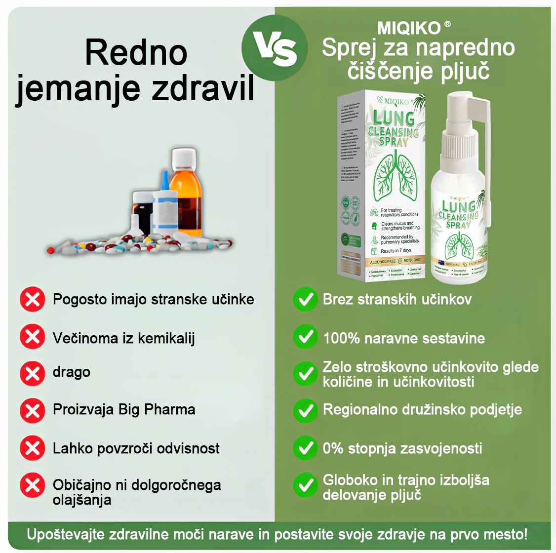 [Uradna vodilna trgovina blagovne znamke] 👨‍⚕️𝐌𝐈𝐐𝐈𝐊𝐎® Sprej za napredno čiščenje pljuč (☘️Priporočajo strokovnjaki za pljuča☘️)