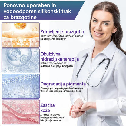 🏷️ Uradna Trgovina: flysmus® ReGen Mikronadlaste Ploščice z Nano-Hialuronsko Kislino (Nano-Heal) 💝 Zdravljenje novih in starih brazgotin, zmanjševanje kirurških brazgotin, strij, keloidov, aken, opeklin, bradavic, dermatomov in krčnih žil