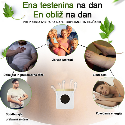 👨‍⚕️80 % popusta - [Razvito v Kaliforniji, ZDA] 🌿 Lepilni trak za limfno drenažo s čebeljim strupom za hujšanje (vse starosti) 🔥