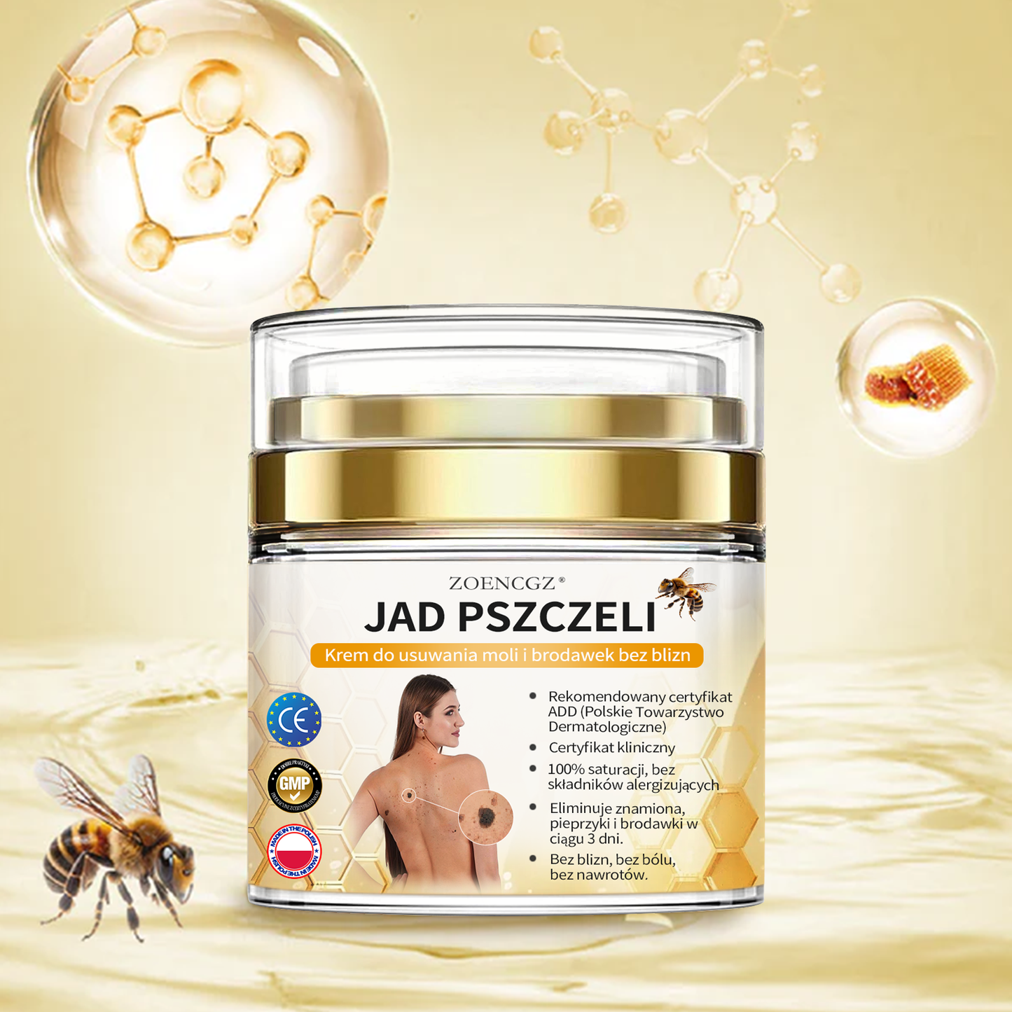 ✨𝐙𝐨𝐞𝐧𝐜𝐠𝐳™ krema s čebeljim strupom za znamenja in bradavice🔥