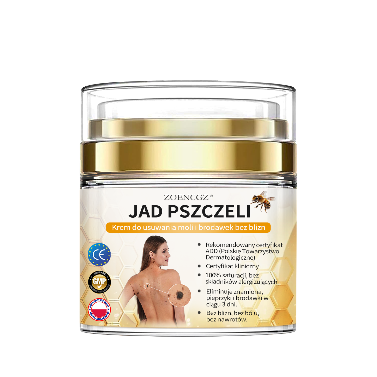 ✨𝐙𝐨𝐞𝐧𝐜𝐠𝐳™ krema s čebeljim strupom za znamenja in bradavice🔥